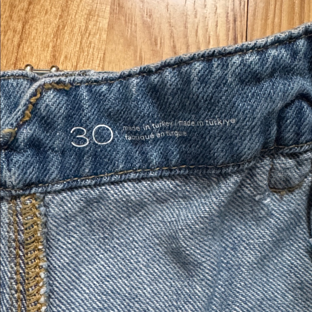 Anthropologie Pilcro wide leg Corset High-Rise Crop Culotte Jeans - Picture 7 of 15